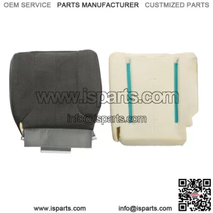 Dark Gray Driver Bottom Seat Cover+Foam Cushion For 2002-05 Dodge Ram 1500 2500