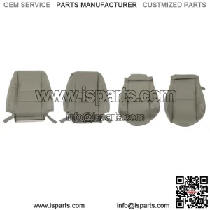 For 2000-2007 Toyota Sequoia Seat Cover Driver & Passenger Bottom & Top Gray