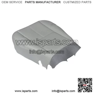 For 2007 2008-14 Chevy Silverado 1500 Driver Bottom Leatherette Seat Cover Gray