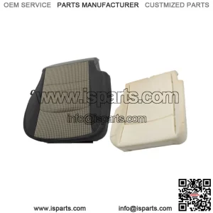 Left Driver Bottom Gray Cloth Seat Cover+Foam Cushion For Dodge Ram 1500 09-12