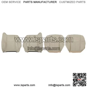 Seat Cover For 2003 2004-2006 Cadillac Escalade Front Both Side Bottom&Back Tan