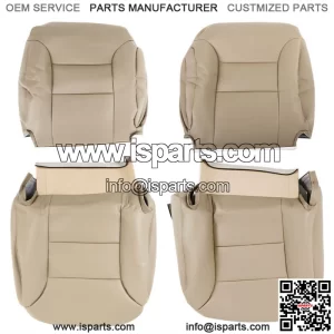 Seat Cover Tan Driver Passenger Bottom & Back  For 1995-1999 Chevy C1500 K1500