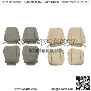 Leather Seat Cover Driver&Passenger Bottom Lean For 2000-2007 Toyota Sequoia