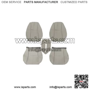 Seat Cover Gray For 2007-2014 Chevy Tahoe GMC Sierra Front Left&Right Bottom&Top