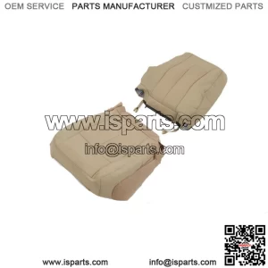 For 2007-14 Ford Expedition Driver Perforated Seat Cover Lean+Bottom Leather Tan