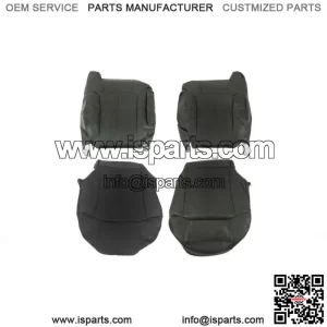 Seat Cover For 1999-2002 Chevy Silverado&GMC Sierra Leather Graphite Both Side