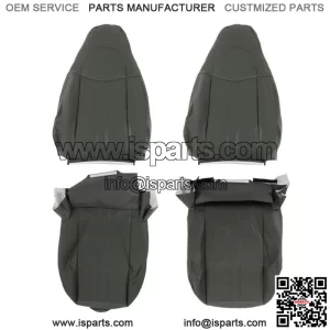 For 2003-2013 2014 Chevy Express 1500 2500 Van Seat Cover Both Side Dark Gray