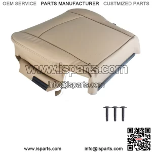 Leatherette Seat Cover Driver Bottom Tan For 2009-12 Dodge Ram 1500 2500 ST SLT