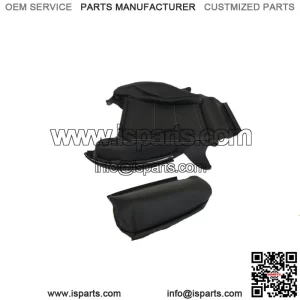 Front Driver Bottom Seat Cover For 2015-2021 Mercedes Benz C300 Black Leather