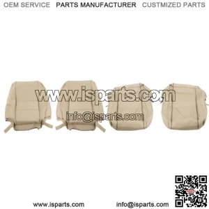 Seat Cover Driver & Passenger Bottom & Top Tan For 2000-2007 Toyota Sequoia