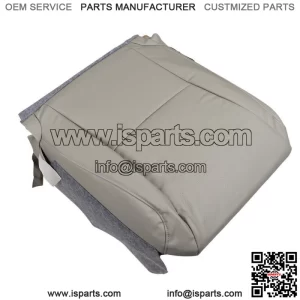 Front Driver Bottom Seat Cover Leather Gray Fit For 2010-2015 Lexus RX350 RX450h