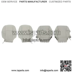 Front Seat Cover For 2007-2012 Lexus ES350 Driver Passenger Bottom&Back Gray