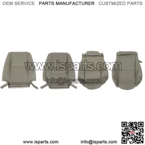 Seat Cover Front Bottom&Lean Gray Leather For Toyota Sequoia 2000-2006 2007