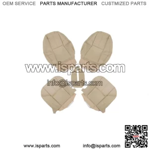 Seat Cover For Chevy Tahoe GMC Sierra 2007-2014 Front Both Side Bottom&Top Tan