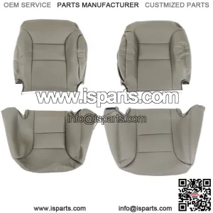 Seat Cover For 1995-1999 Chevy C1500 K1500 Driver Passenger Bottom&Back Gray