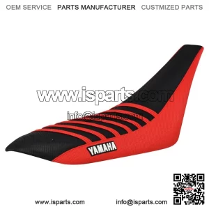 Yamaha YFZ 450 Gripper Seat Cover  2004-2013  RED/BLACK/RED ribs LOGO #200