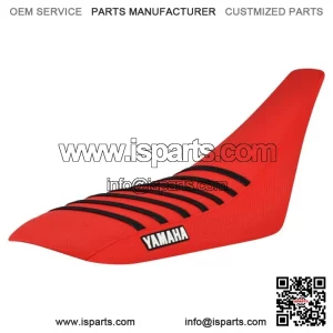 Yamaha YFZ 450 Gripper Seat Cover 2004 - 2013  all RED/BLACK ribs LOGO #200
