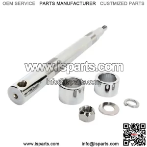 Drag Specialties Chrome Front Axle Kit For Harley