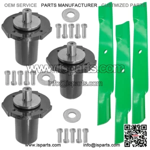 60" Deck Spindle & 20.5" Medium-Lift Blade Kit for Gravely ZT60 PM200 Pro-Master