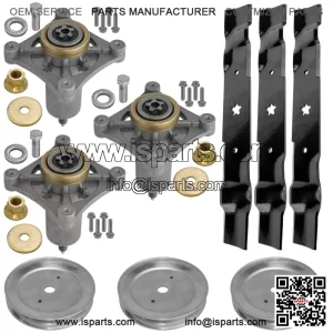 Dixon D26BH54 54" Deck Spindle w/Pulley & Blade - 960460013 532129861