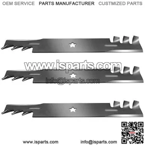 Lawnmower Blade fit for HUSQVARNA/YAZOO/KEES 521981501 (3)blades for 52*cut