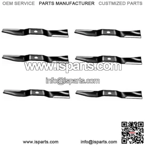 Lawnmower Blade fit for KUBOTA K5647-3433 76539-34330 K5649-3434 (3)blades for 60*cut Fits tactor models B2150,81750 B7100HSD,B1550,FZ2100, FZ2400,G1900&G2000 wth deck models:RC60-21B,Rc60 -718,608,60F221&6060