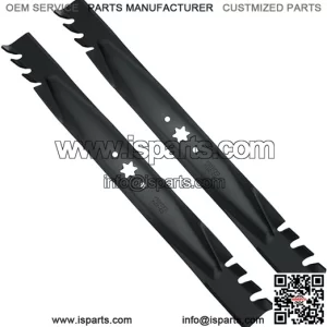Lawnmower Blade fit for MTD 942-04244 942-04290X 742-04290X (2)blades for a 46"cut Replaces Extreme Blade