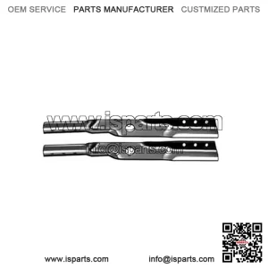 Lawnmower Blade fit for SNAPPER 7024466 7042998 (2)blades for 38"cut front engine rider modes LT1438H &Black Hawk model BH120G38A