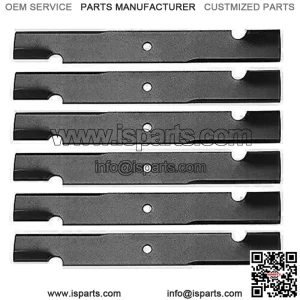 6 PACK  OREGON PART NUMBER 91-626 MOWER BLADE 21" FOR SCAG,FERRIS, JOHN DEERE