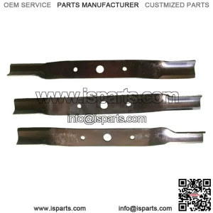 Set/3 blades for Frontier/John Deere GM1072R 72" grooming mower #5WP1008199KT