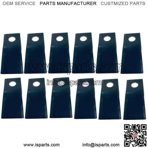 John Deere Original Equipment Mower Blade (Set of 12)- FH323281,12