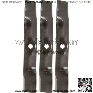 John Deere UC22009 Mower Blades 3-Pack 48" Deck GX 325 355 X 300 320 LT 180 Z425
