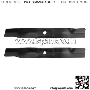 2 Mower Blades for John Deere AM141034 M154062 LA120 42 Inch Deck High Lift