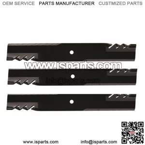 3PK Oregon 396-726 Gator Blade 54" replaces John Deere PT8721 AM104490 TCU29188