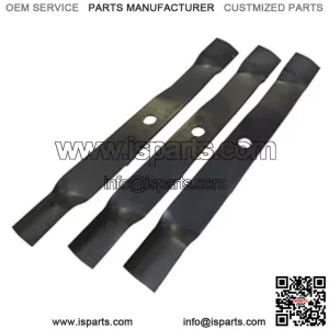 SET OF 3 John Deere Original Equipment Mower Blades - TCU18990
