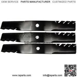 Set of 3 Yazoo Kees 48" Predator mulching mower blades 539113425 539-113425