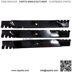 Set of 3-72" Predator mulching mower blades to fit husqvarn   47-112 Yazoo Kees