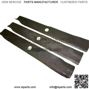 NEW SET OF 3 MULCHING BLADES FITS HUSQVARNA / YAZOO KEES 539101485 3 PACK P7D