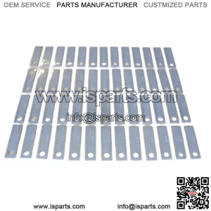 GENUINE - OEM - BLUEBIRD FLAIL BLADE SET FOR POWER RAKE - 539005001 -- 52 BLADES