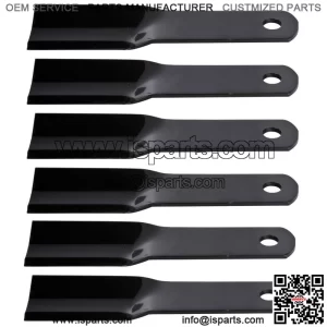 6PK Oregon Heavy Duty Blade for 44" Woods P90 P990 RM90-1, RM90-2, RM990, P990-3