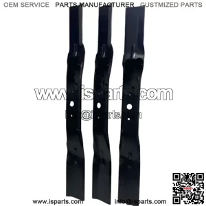 Qty/3 XHT B1WA3402 Mower Blade 25-1/16" for 48" Walker GHS Deck