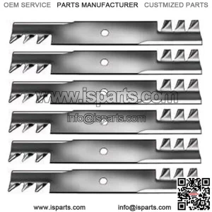 6-TOOTHED MULCHING BLADES FITS 32"/48" ARIENS EXMARK FERRIS GRAVELY SNAPPER TORO