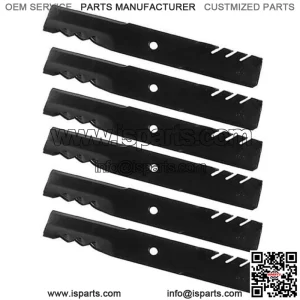 (6) Gravely Mower Mulch Blades - 60" - ZTHD, Pro Turn, Promaster, PM300, ZTHD60