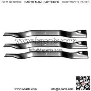 Set of Three HD Replacement Blades for Gravely 72" Cut Mowers  08983800  0.240"