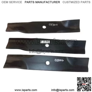 Gravely 40" mower high lift blades (3) NOS 21304100 053216