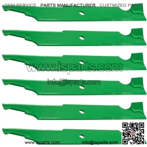 18.625-Inch x 5/8" Circle Hole 54" Notched Air-Lift Blade for Bad Boy Mowers