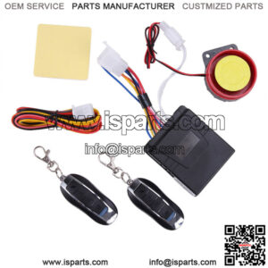 Motorcycle Scooter ATV Security Alarm System Anti-theft Remote Control Start UTV