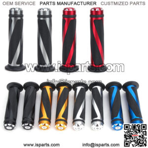 Motorcycle 7/8" Hand Grips Handle Bar For Suzuki GSXR600 Honda CBR600RR Yamaha