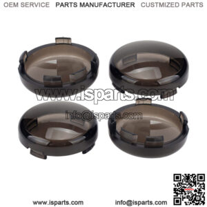 For Harley Electra Glide Sportster Touring Turn Signal Light Smoke Lens Cover 4x