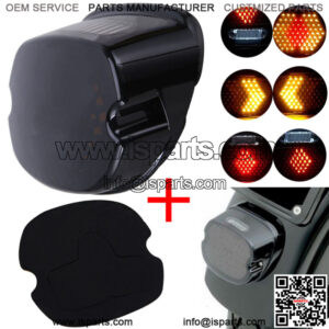 LED Rear Brake Running Turn Signal License Tail Light For Harley Touring Softail